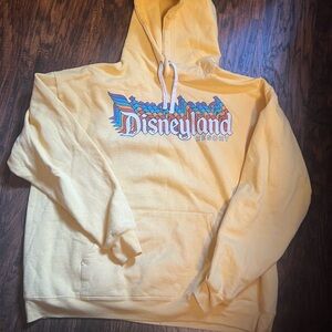 Disney Yellow Hoodie with Multicolor Logo